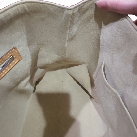 LOUIS VUITTON Damier Azur Hampstead MM Shoulder Hand Bag..w/COA !!!! - Picture 12 of 16